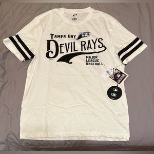 Men's Tampa Bay Rays Darius Rucker Collection Cream Yarn Dye Vintage T-Shirt